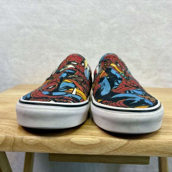 Vans x Marvel Comics Spiderman Slip-On Shoes Mens Size 10.5 - Picture 5 of 16